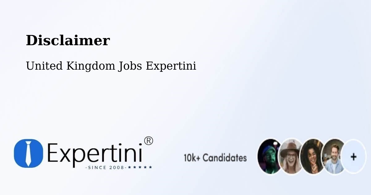 Disclaimer – Ripon - United Kingdom Jobs Expertini